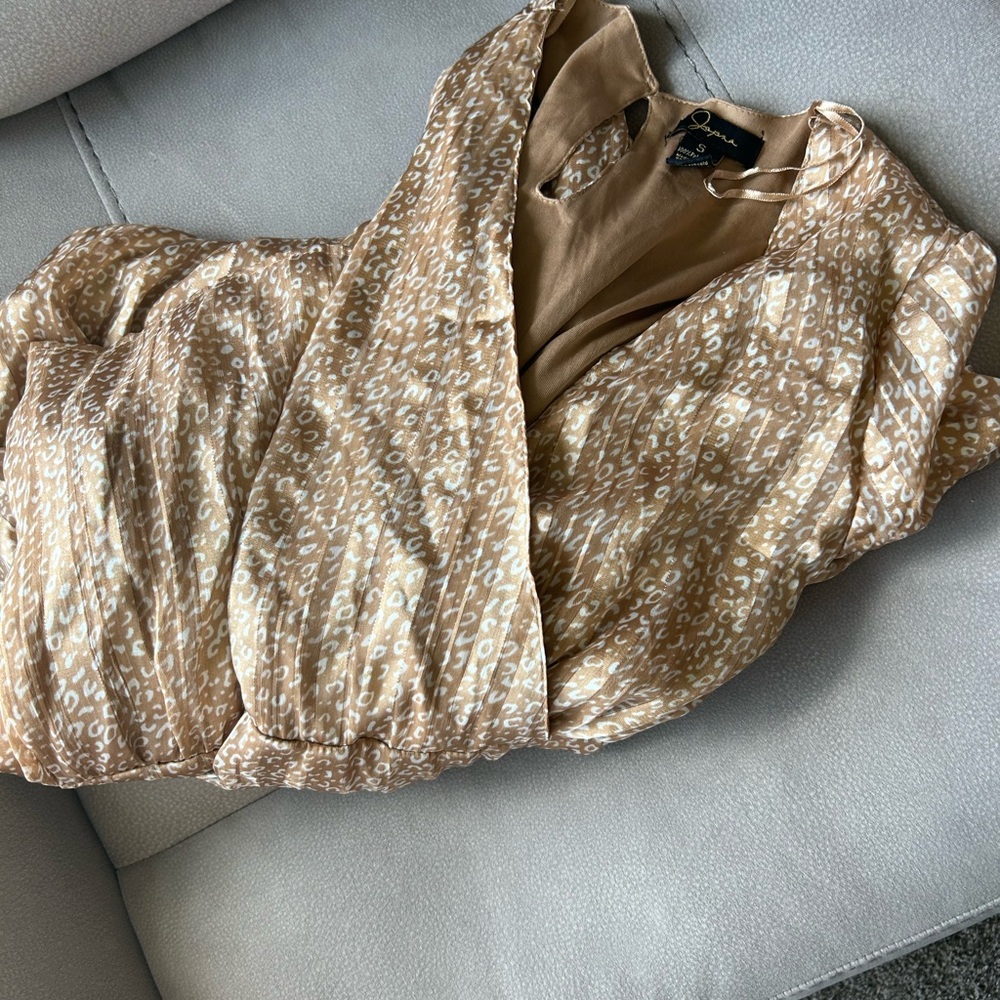 Gold Long sleeve dress